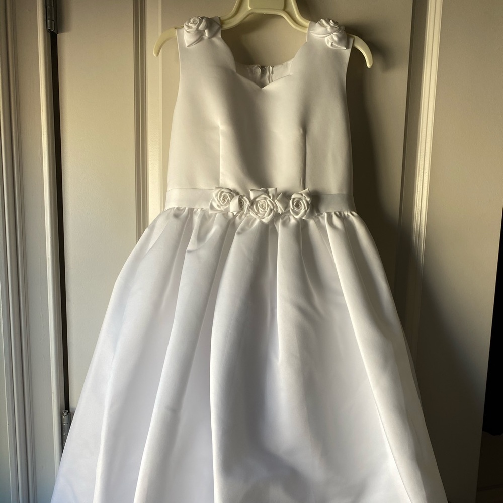 Elegant First Holy Communion Dress by Mon Cheri